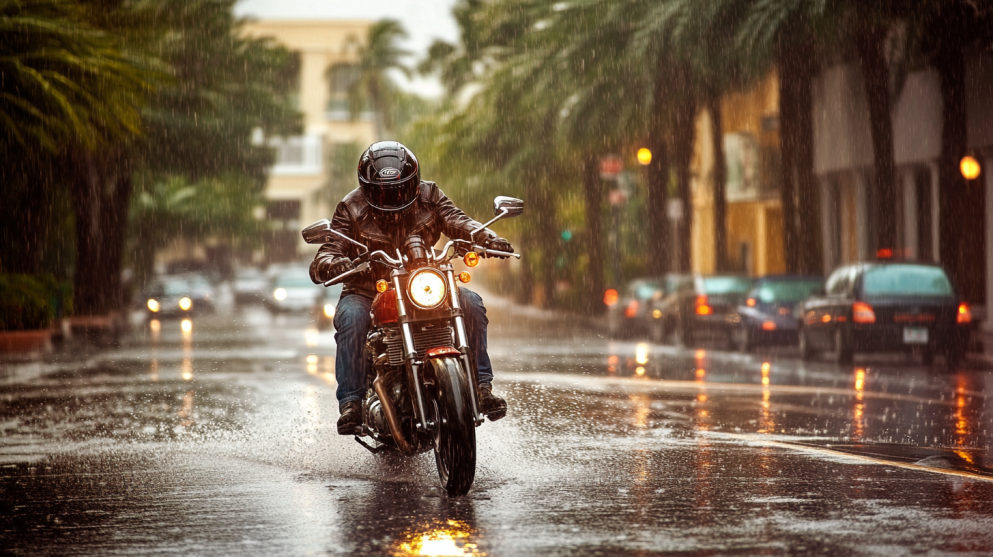 Have To Ride In The Rain? Bad Weather Tips for St Petersburg Motorcyclists