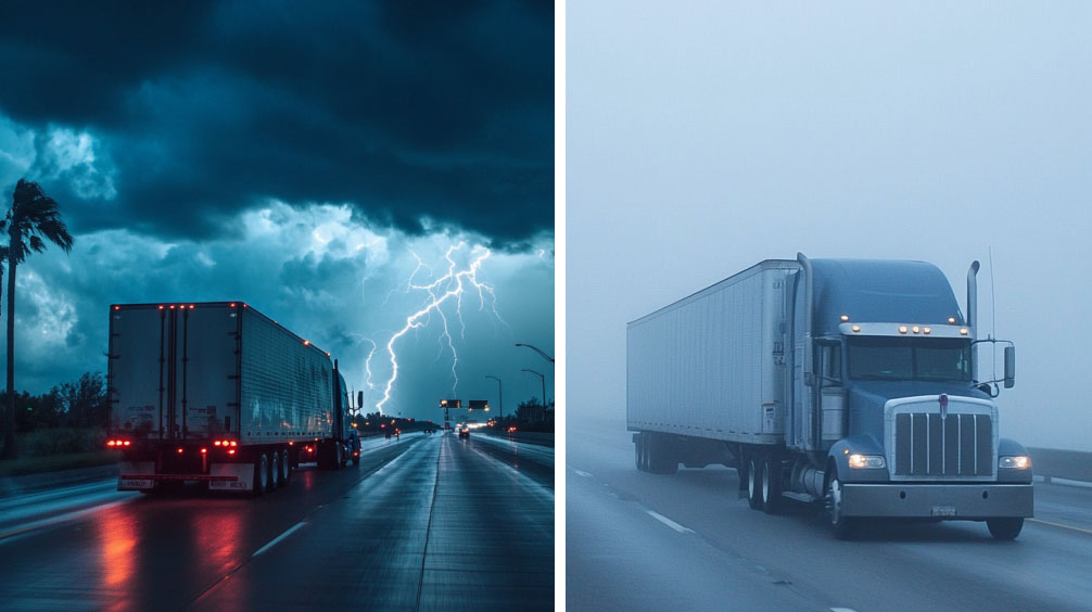 Top 7 Weather Elements That Impact Fault In Truck Collision Cases